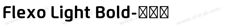 Flexo Light Bold字体转换